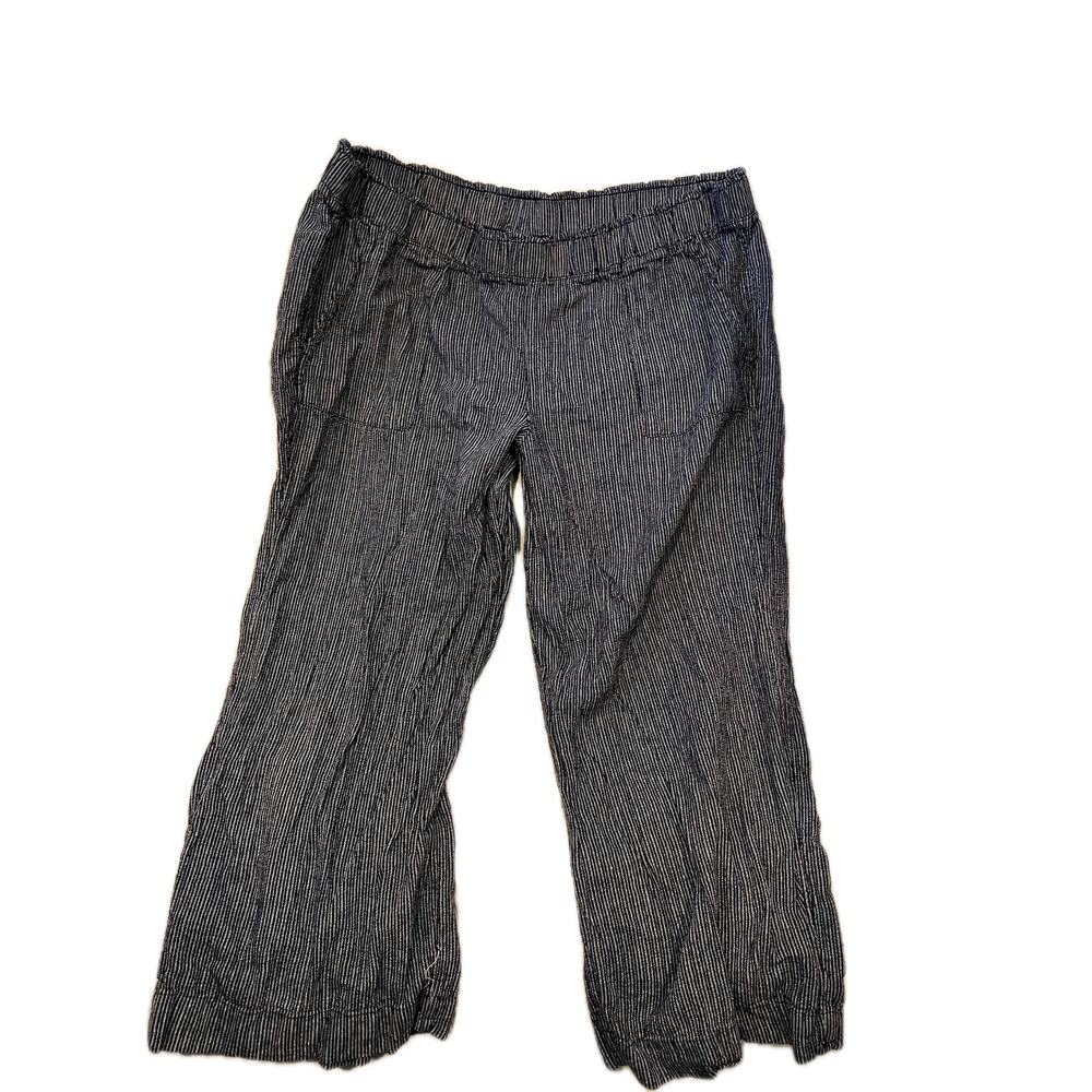 Time and True Striped Pleated Lounge Pants Womans Size 3XL